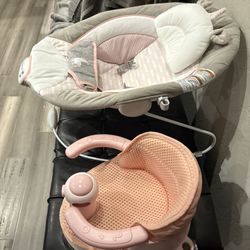 Bouncy Chair And Bath seat 