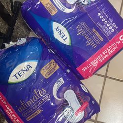45 Count Tena Extra Coverage Over Night Pads $20 Each