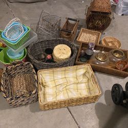 Baskets And Candles 