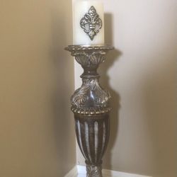 Candle Holder With Candle
