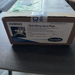 RIVCO-  GL1800 Black/ Silver Flip Out Highway Pegs 