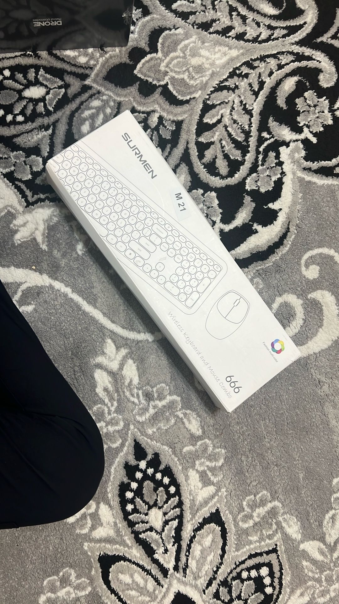 Purple Wireless Keyboard And Mouse