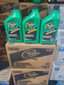 Special Price Motor Oil QUAKER STATE case 12QT