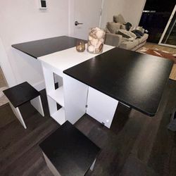 Collapsible Dining Table For Small Spaces 