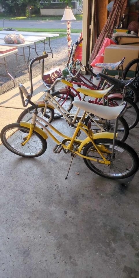 Vintage Banana Seat Bikes Old Schools From 60s