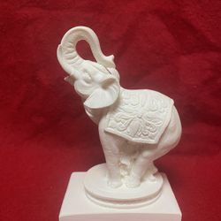 6 Inch Alabaster Greek Elephant Statue Imported From Greece (7 available)