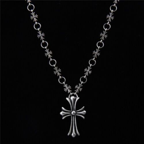Chrome Necklace Off White Silver Cross/Hearts/Sword CH mm6 Designer Rhude MM6