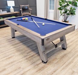 American Legend 90" Brookdale Rustic Wood Billiard Table