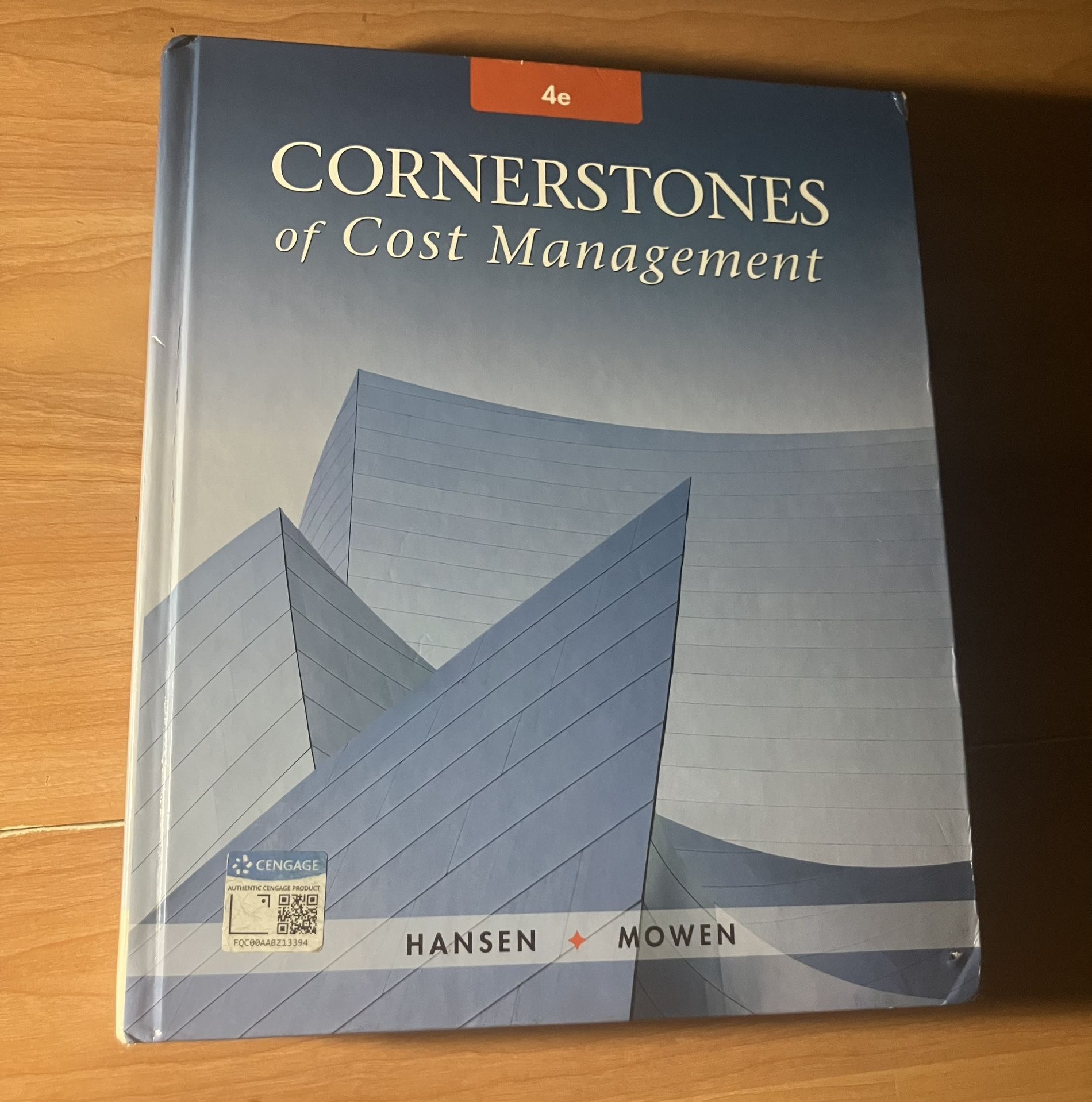 Cornerstones Of Cost Management