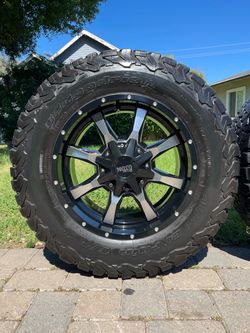 8 LUG RIMS (RINES) & TIRES (LLANTAS) (8x180) Size: LT275/65R18 ‼️EXCELLENT CONDITION‼️