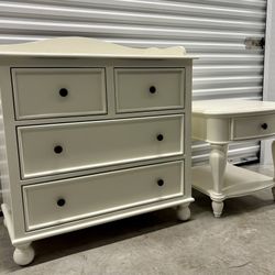 Dresser Baby Changing  And Nightstand 
