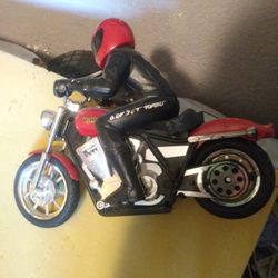 Toy Harley Davidson Rider On Bike
