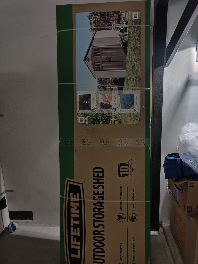 Lifetime 8 X 7.5 Outdoor Shed