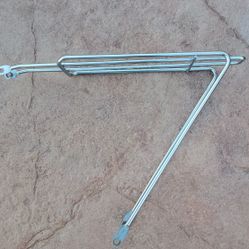 Vintage Style Chrome Rear Bicycle Cargo Bike Rack