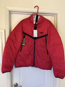 Nike Sportswear Therma-FIT Repel Size L Mens Red Reversible Jacket DD6974 643