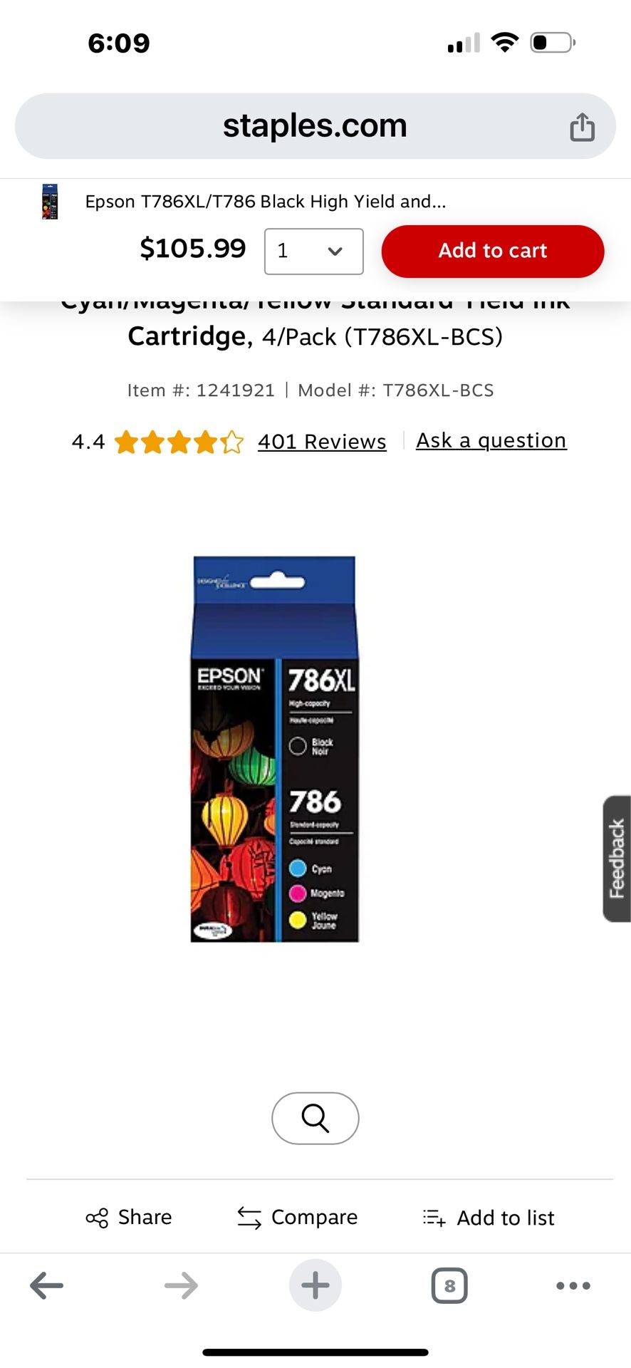 HP 786 Toner Color 4-pack
