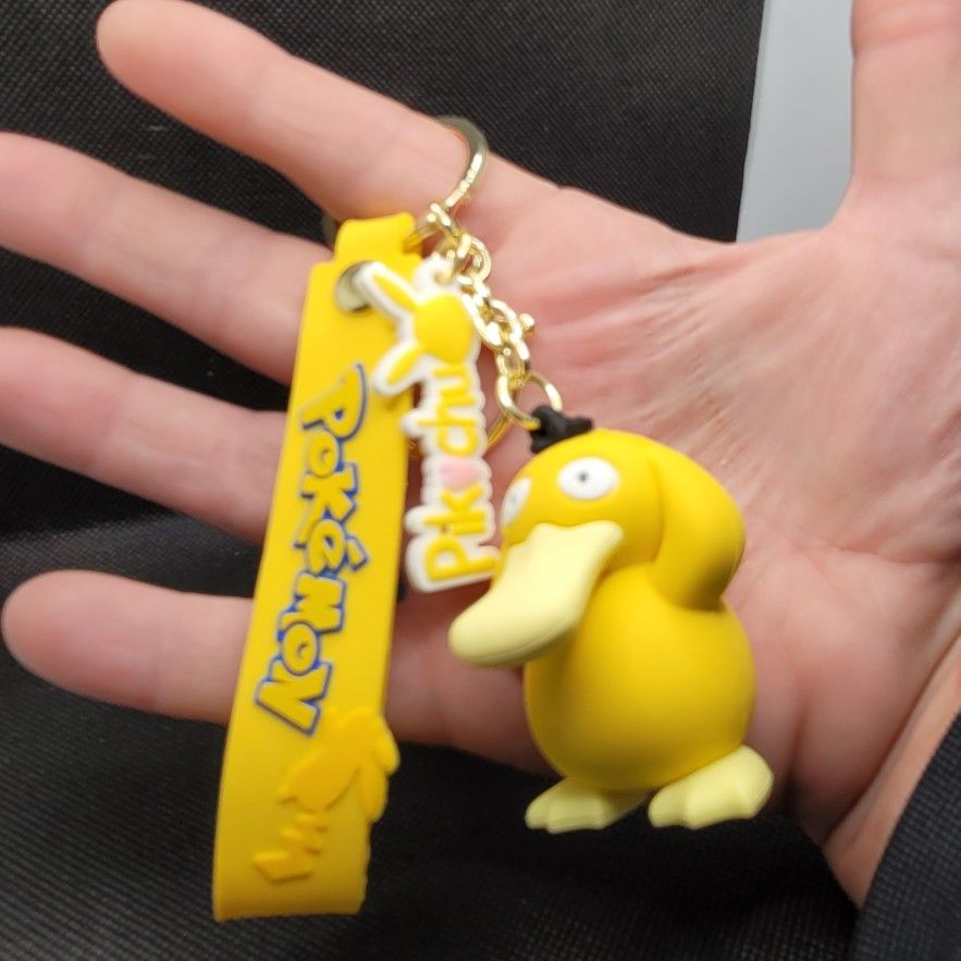 Pokemon 3D Figure Keychain - Pysduck