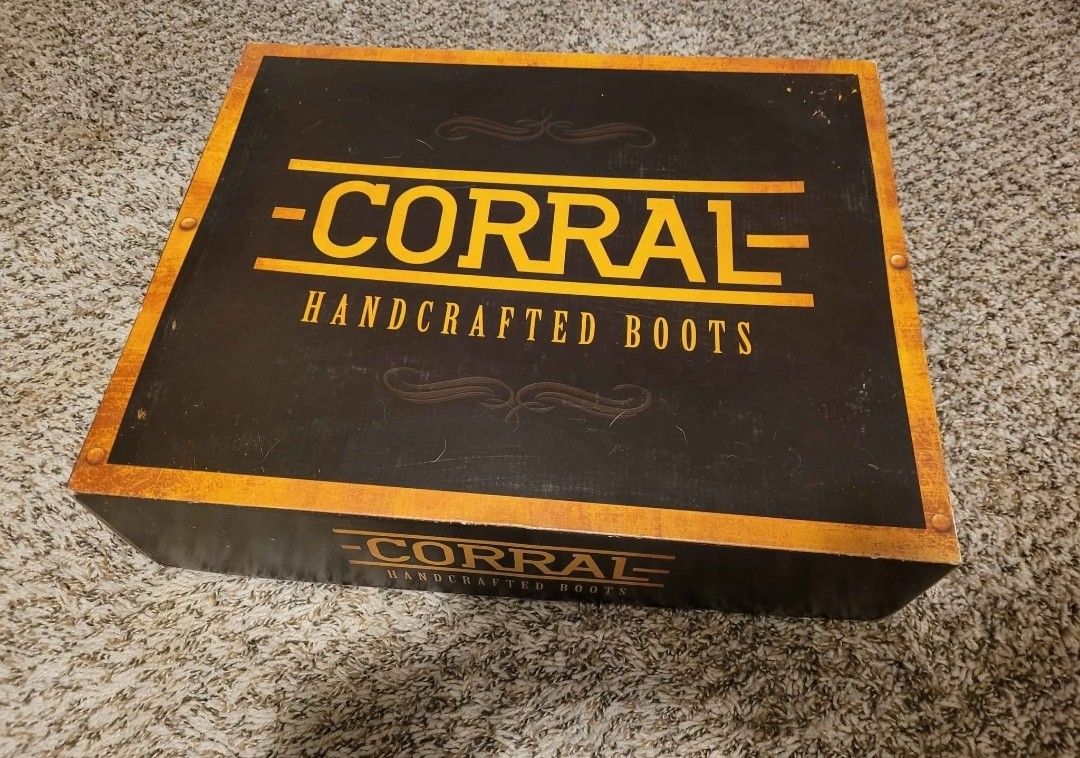 Corral Genuine Ostrich Cowboy Boots 