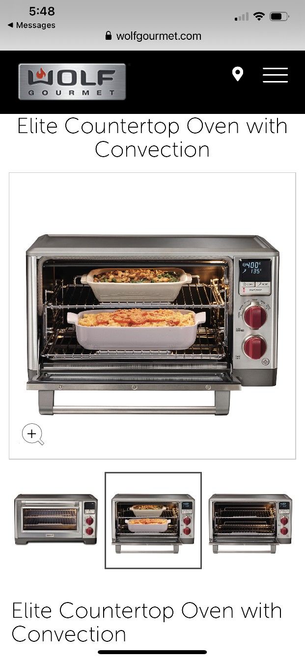 Wolf Gourmet Countertop Oven Elite With