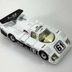 1984 Matchbox White #61 Sauber Group C Racer Castrol Race Car MB-66 Macau 1:55