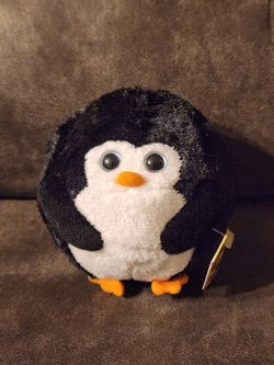 2011 Ty Beanie Ballz Avalanche Penguin Plush w/tag Rare Retired