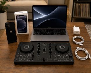 MacBook Air + iPhone 12 mini + Pioneer DDJ-FLX2 Bundle
