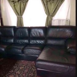 $650 Off   Ashley Furniture Beautiful L Shape Real Italian Leather Paid $3,500