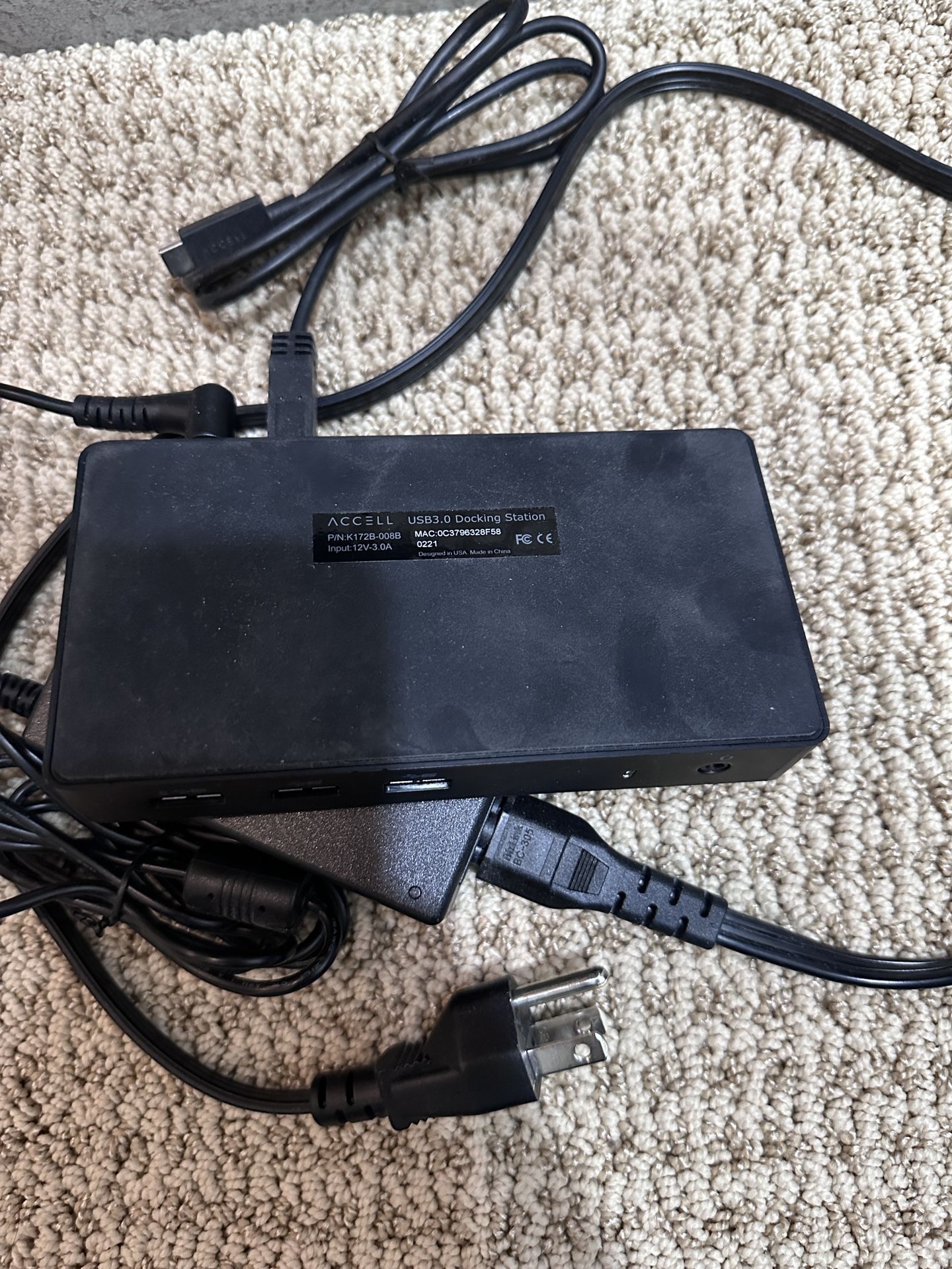 Accell USB 3.0 Docking Station