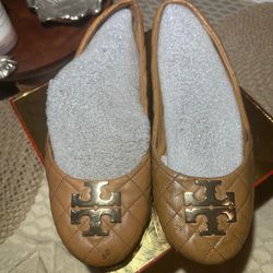 Tory Burch Women’s Shoes 39 Size 8.5 USA Brown Preowned See Pics