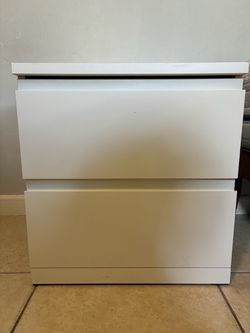 IKEA STORKLINTA Nightstand White