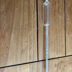 Vintage Glass Beaume Scale Tp. 60 Degrees Fahrenheit A Weiskopf Company USA