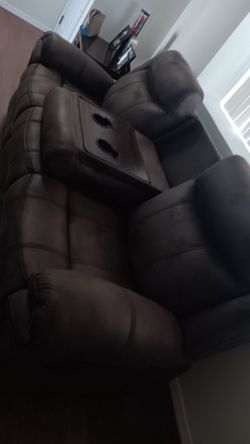 sofas y love seats cafes reclinables nuevos incluye tapete grande