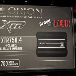 Orión XTR 750.4 4 Channel Amplifier 