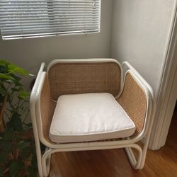 Rattan Cane Lounge Chair 