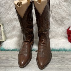 Dan Post Men's Mignon Leather Brown Cowboy Western Boots DP2111 " Milwaukee "