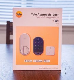 Yale Approach Smart Lock Wi-Fi Bluetooth Deadbolt Keypad New Silver