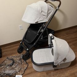Uppababy Cruz V2 Stroller and Bassinet 