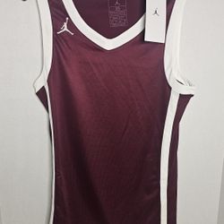 Jordan Maroon Athletic Fashion Jersey Boys XXL