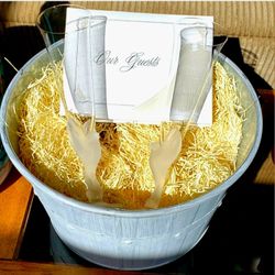 Bridal Toasting Flutes & Guest Book
