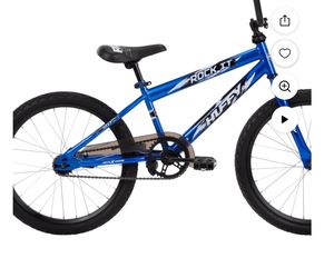 Brand new Huffy 20" Rock It Kids' Bike, Fits Riders 44"-56", Blue, Youth, Boys in the box
