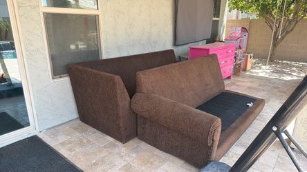 Large brown sectional