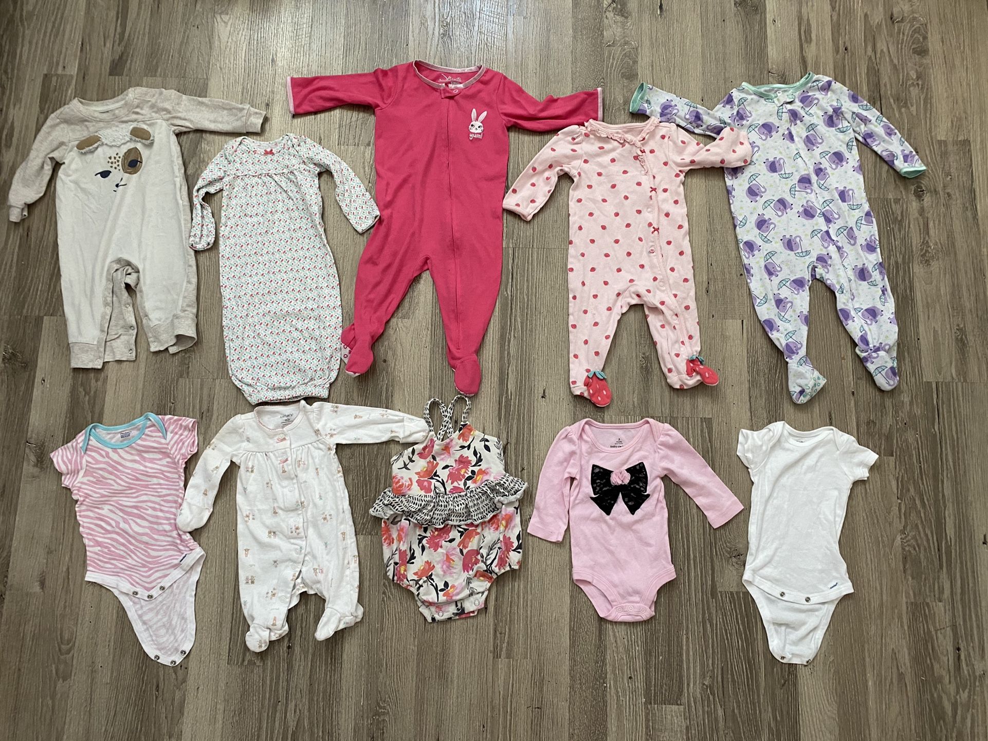 A Lot Of Baby Girl Clothes