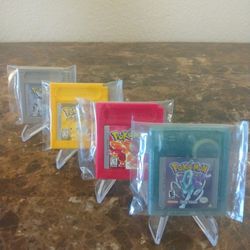 Pokemon Gameboy Color Cartridges Collection 