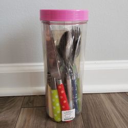 New Urban Outfitters Mix And Match Boho Vibe 16 Piece Cutlery Set