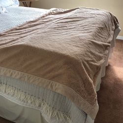 Restoration Hardware Throw Beige Excellent Condition