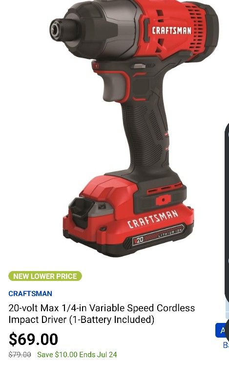 20V Impact Wrench Driver Kit