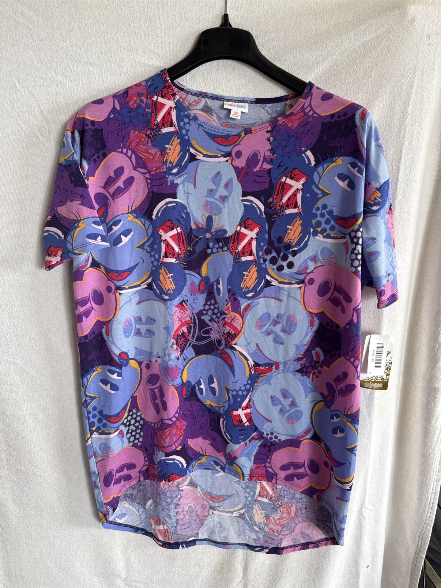 Mickey Mouse Blue Tunic Top Women’s XS NWT