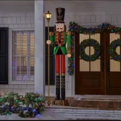 8 Ft  Animated Nutcracker With Moving Eyes