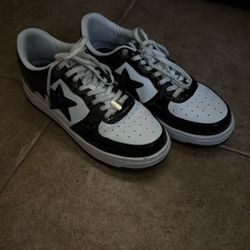 White And Black Bape Shoes 