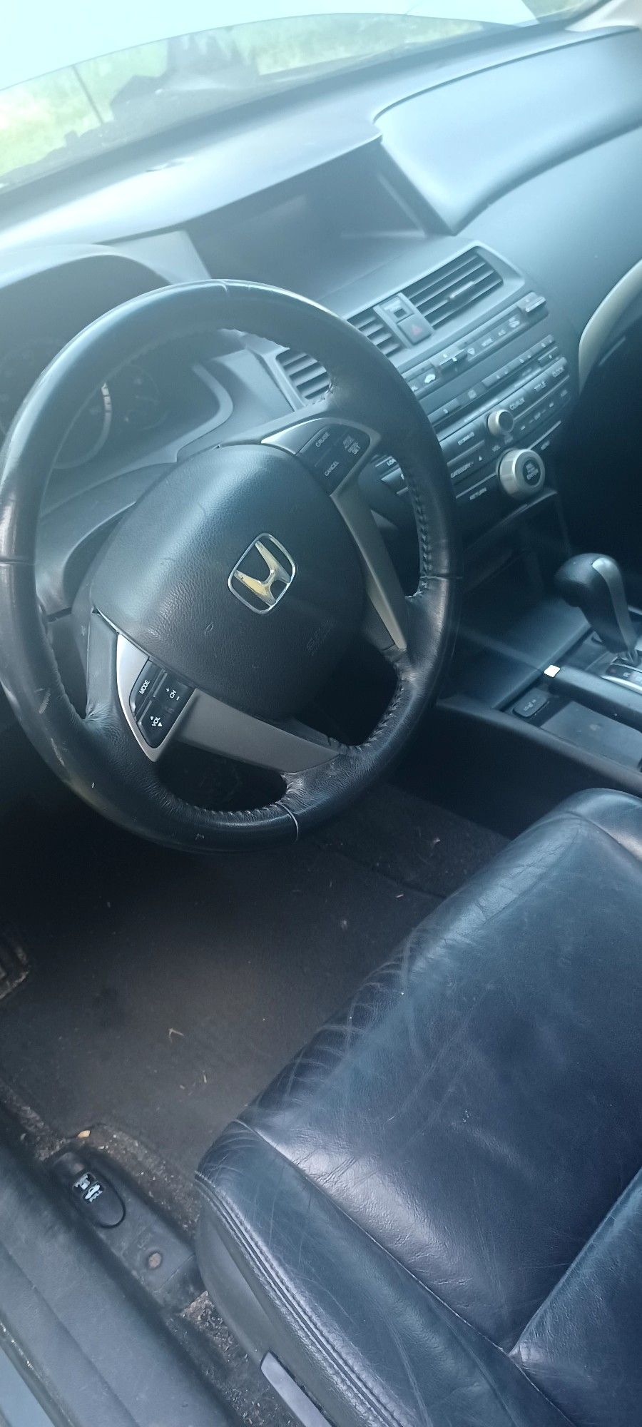 2009 Honda Accord Front End Damage Nice Inside Leather Not Problems Motor And Trans Well Taken Care Of
